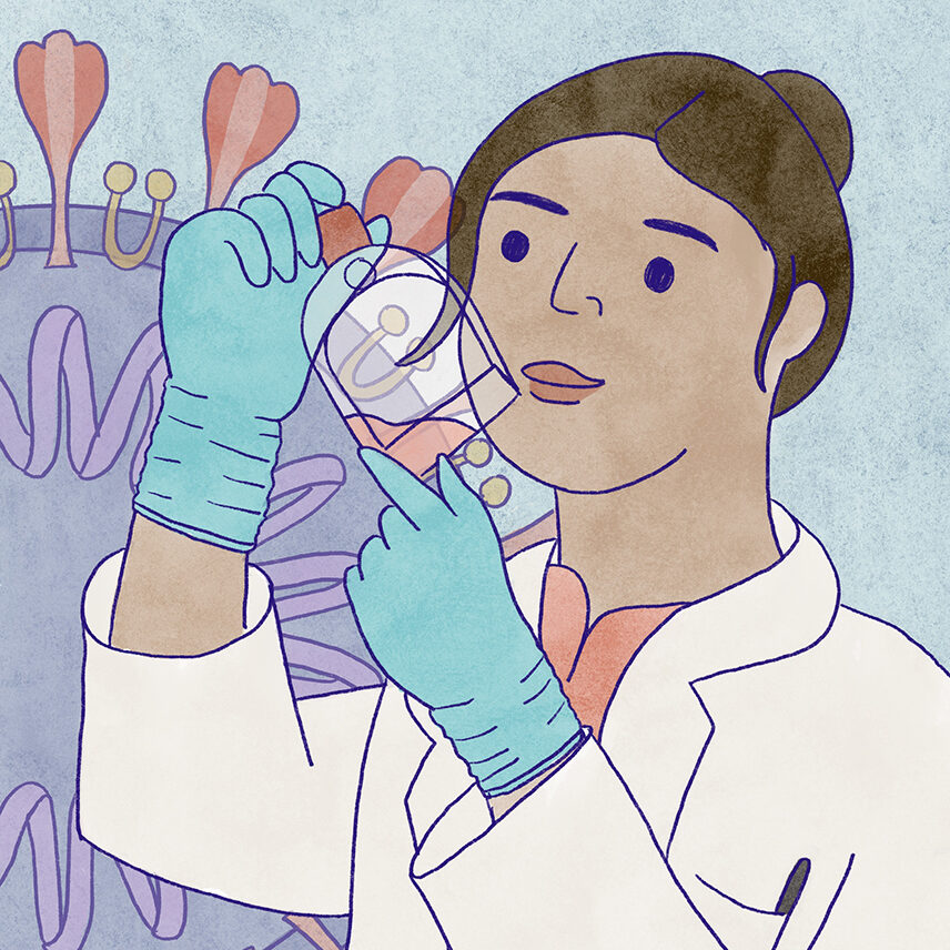 illustration, portrait, science, 3m, women